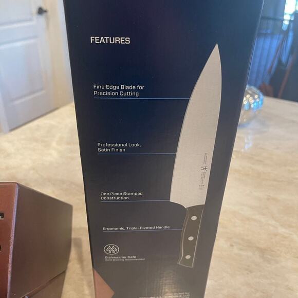 Henckels Dynamic edge knife set 12 pc with block NEW in BOX - Picture 3 of 11